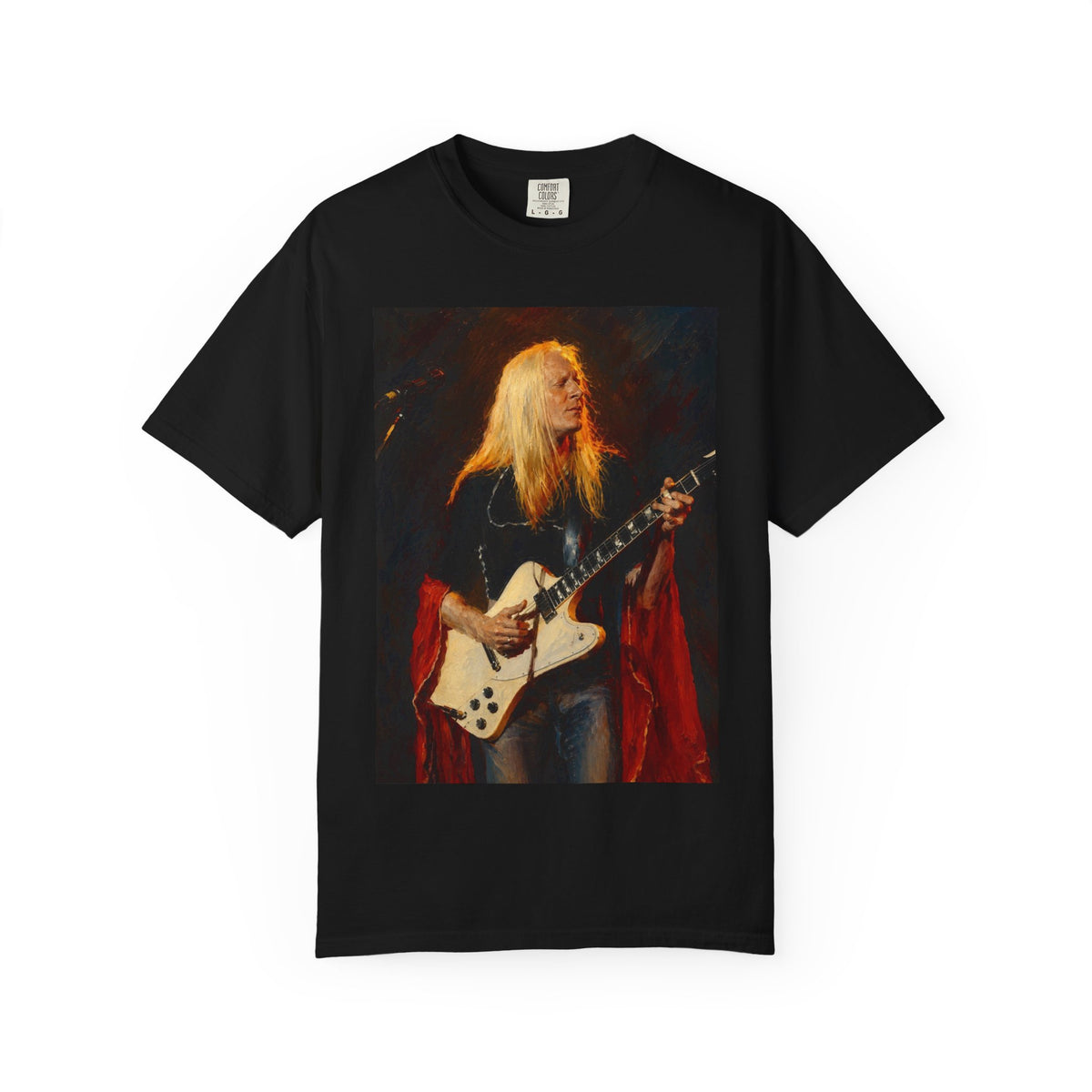 Johnny Winter Guitar T Shirt
