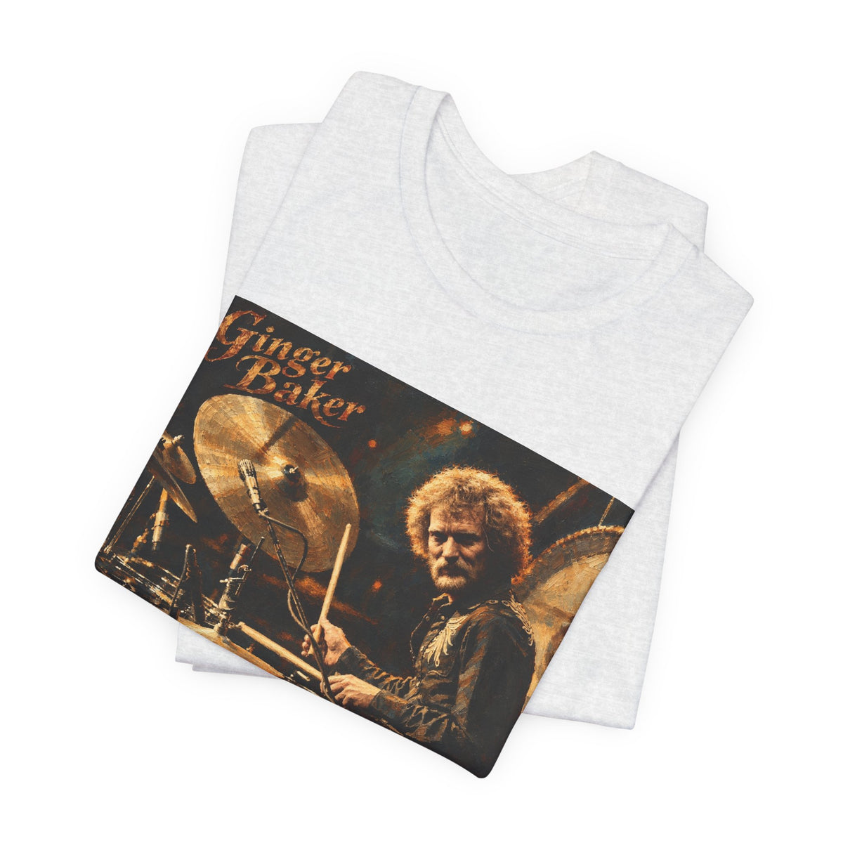 Ginger Baker Drummer T Shirt