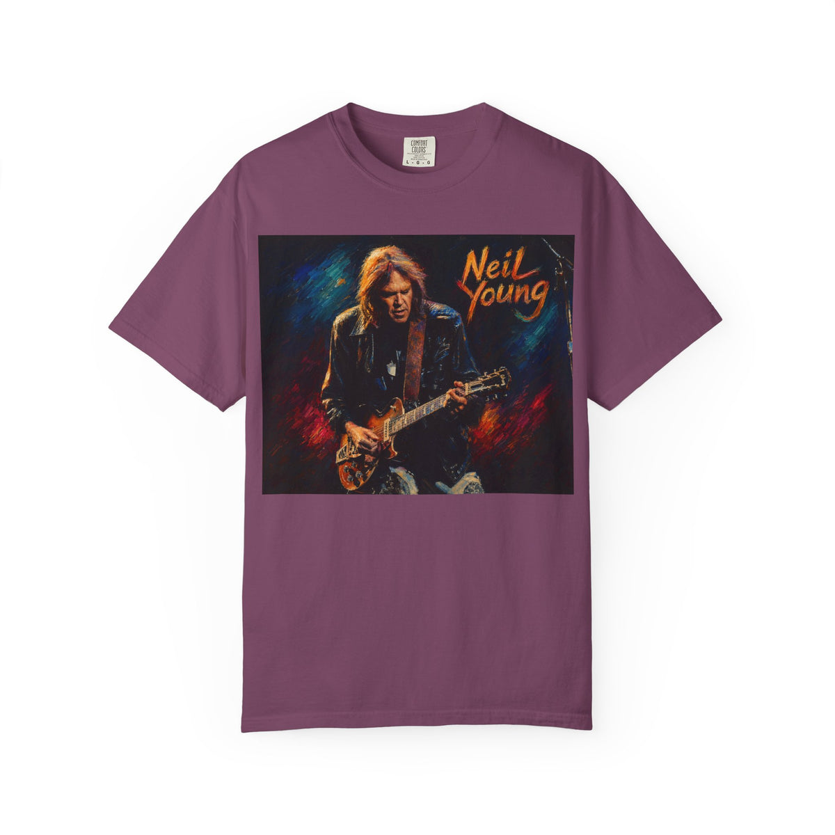 Neil Young Vintage Guitar T Shirt
