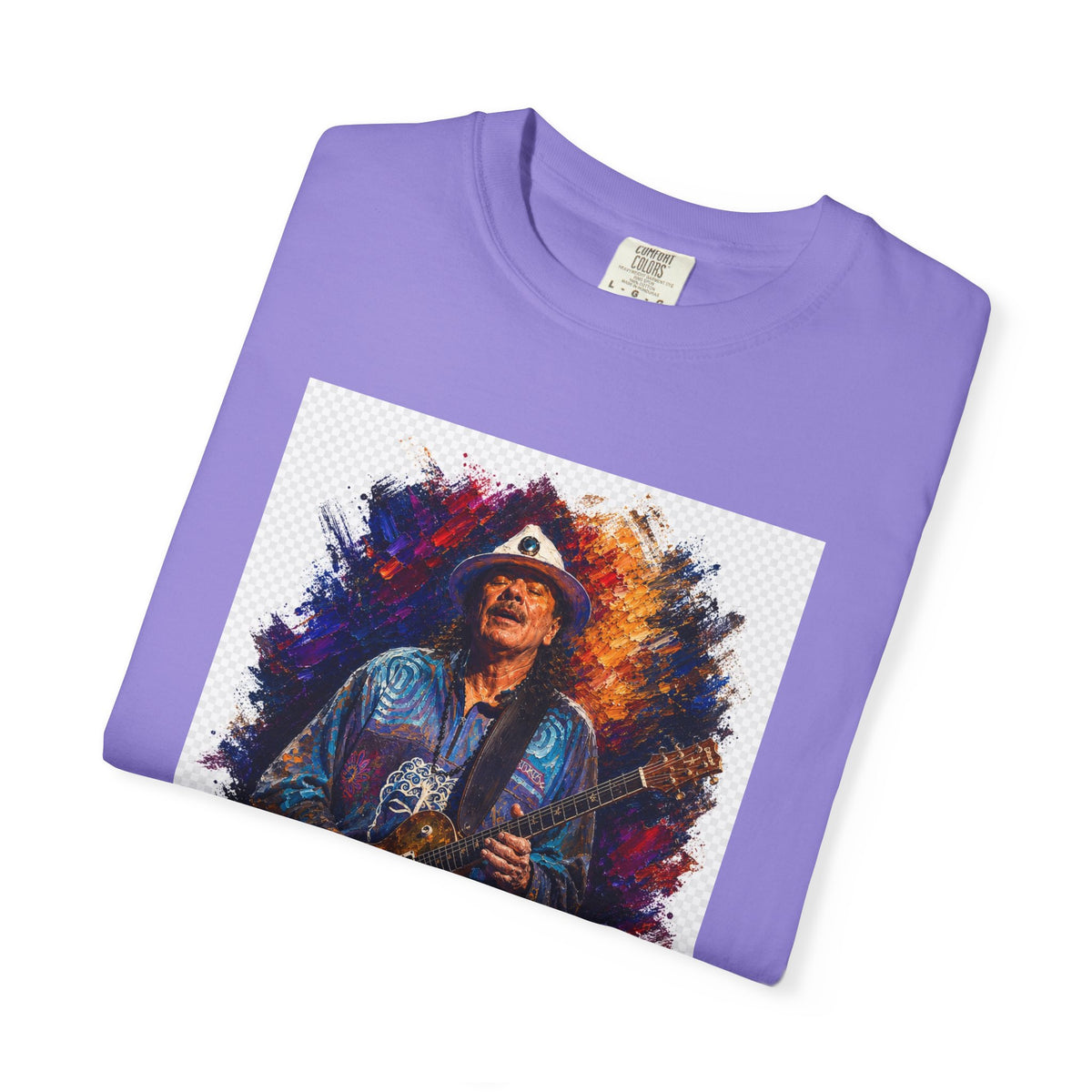 Carlos Santana Guitar  T Shirt