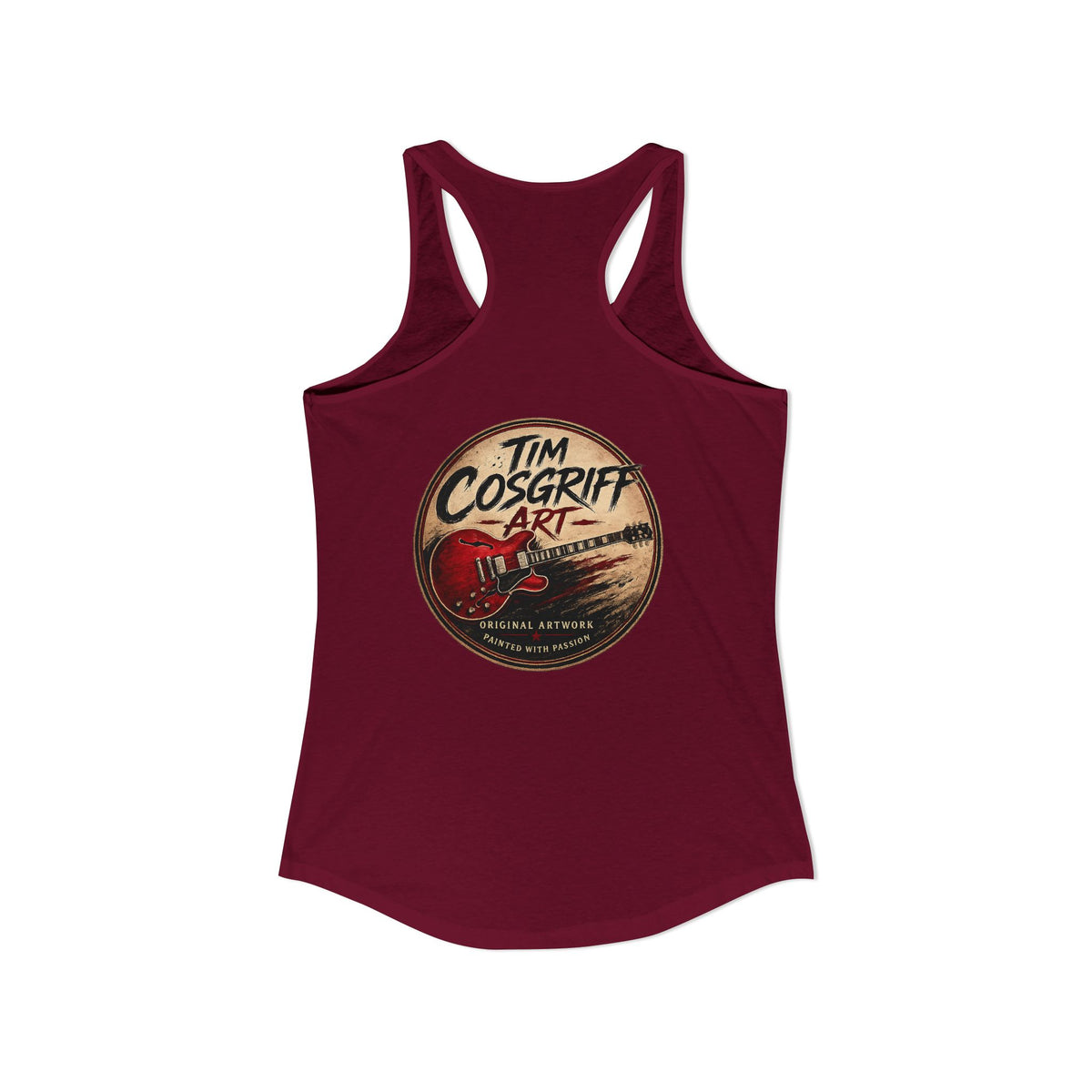 Jimmy Page Guitarist Women's Ideal Racerback Tank