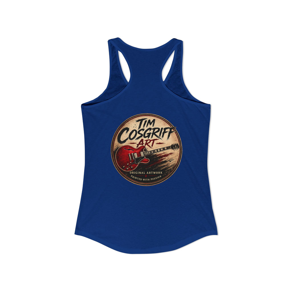 Alvin Lee at Woodstock Women's Racerback Tank
