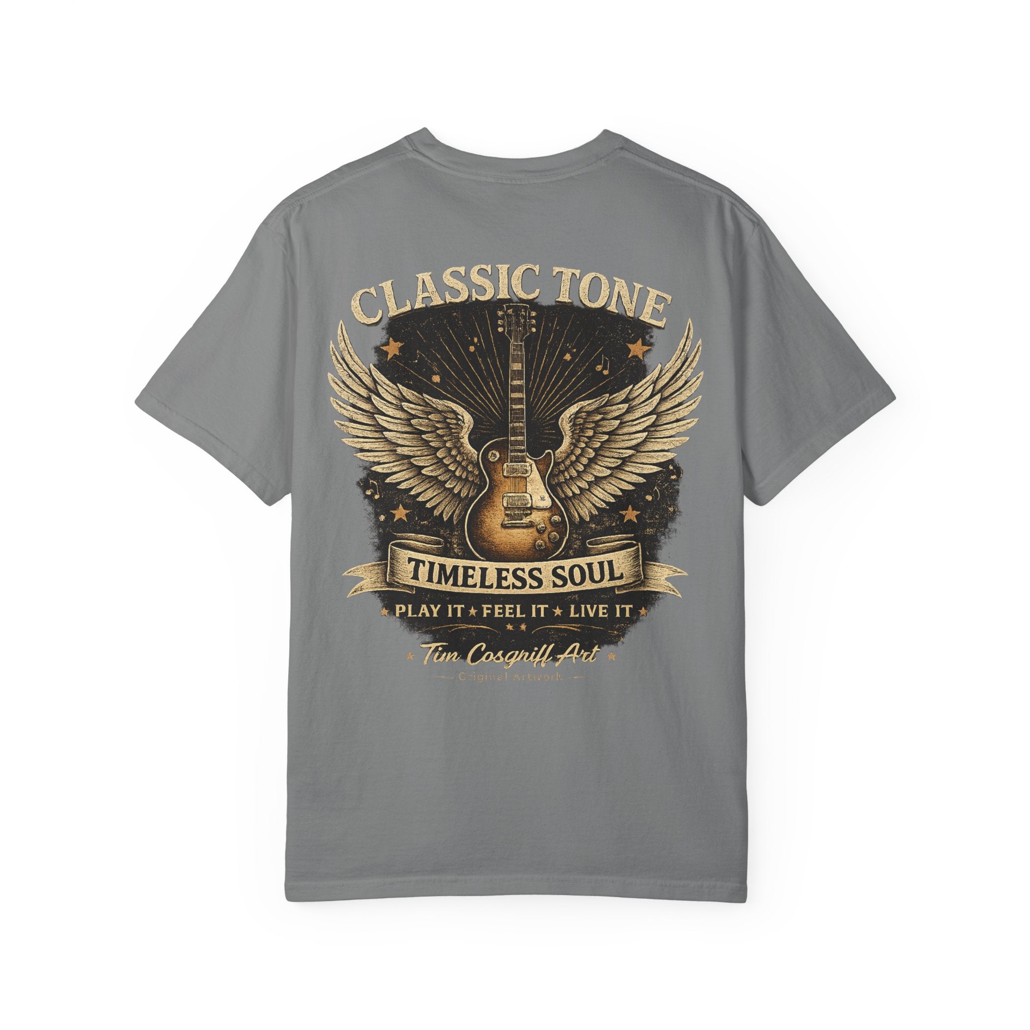 Classic Tone Timeless Soul Guitar T-Shirt — Vintage Rock Music Tee