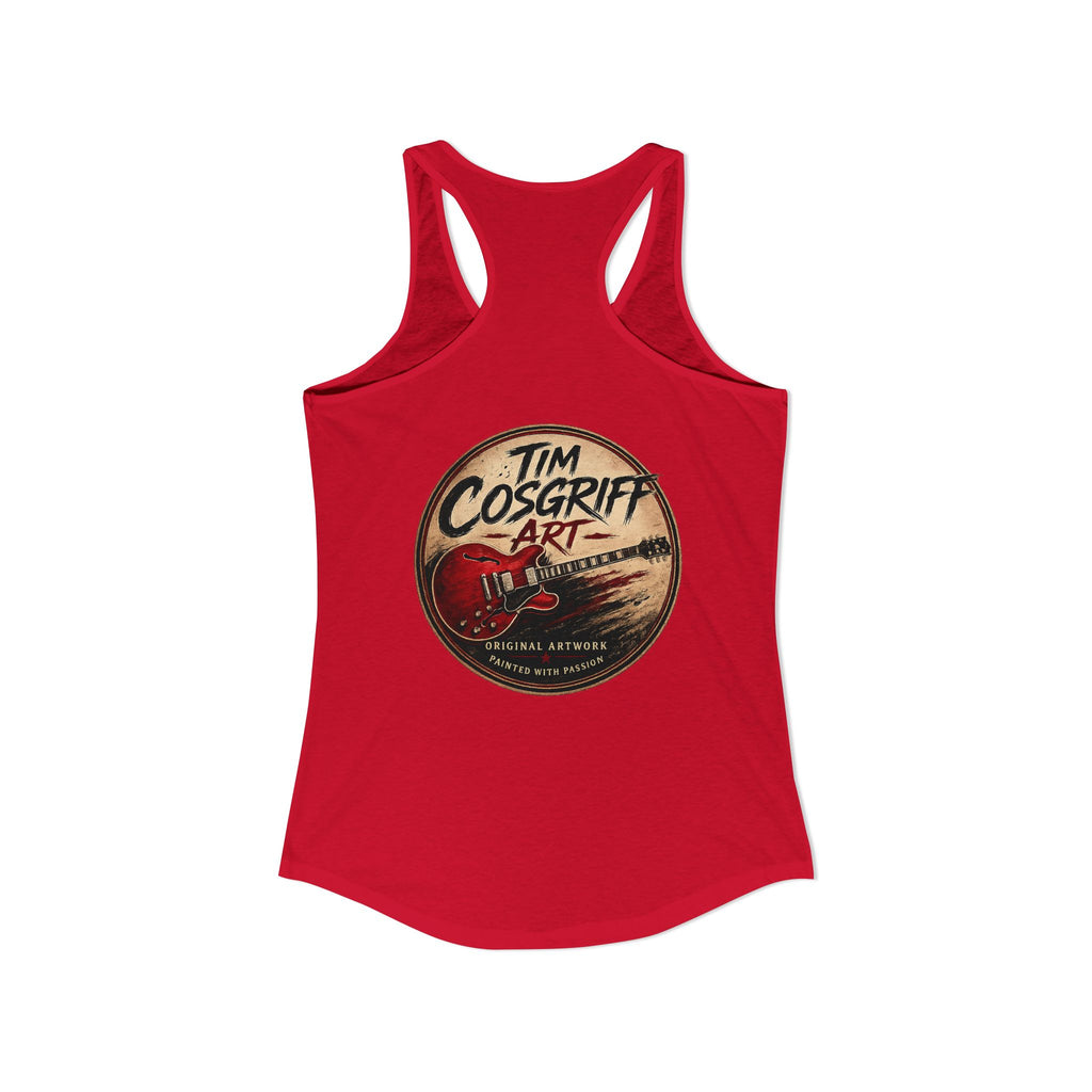 Alvin Lee at Woodstock Women's Racerback Tank