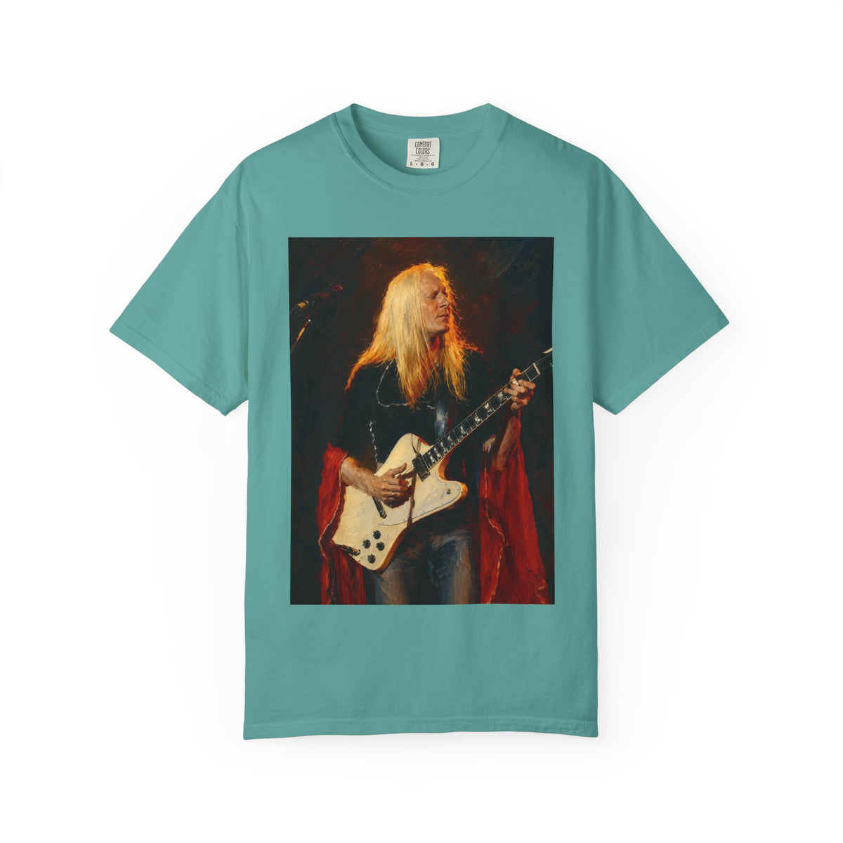 Johnny Winter Guitar T Shirt