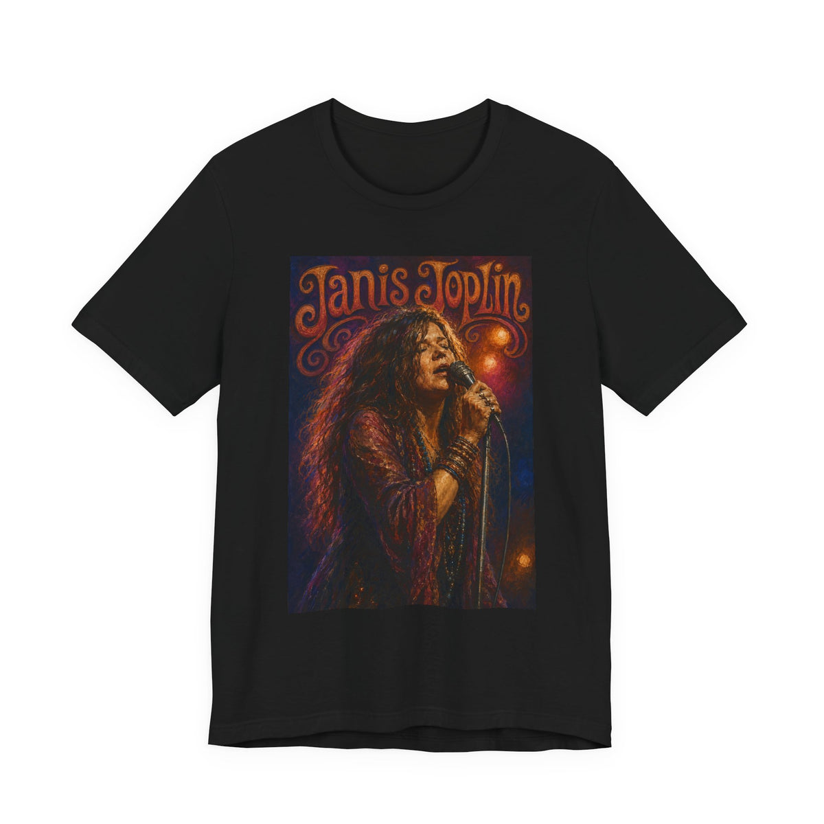 Janis Joplin Concert Poster Style T Shirt