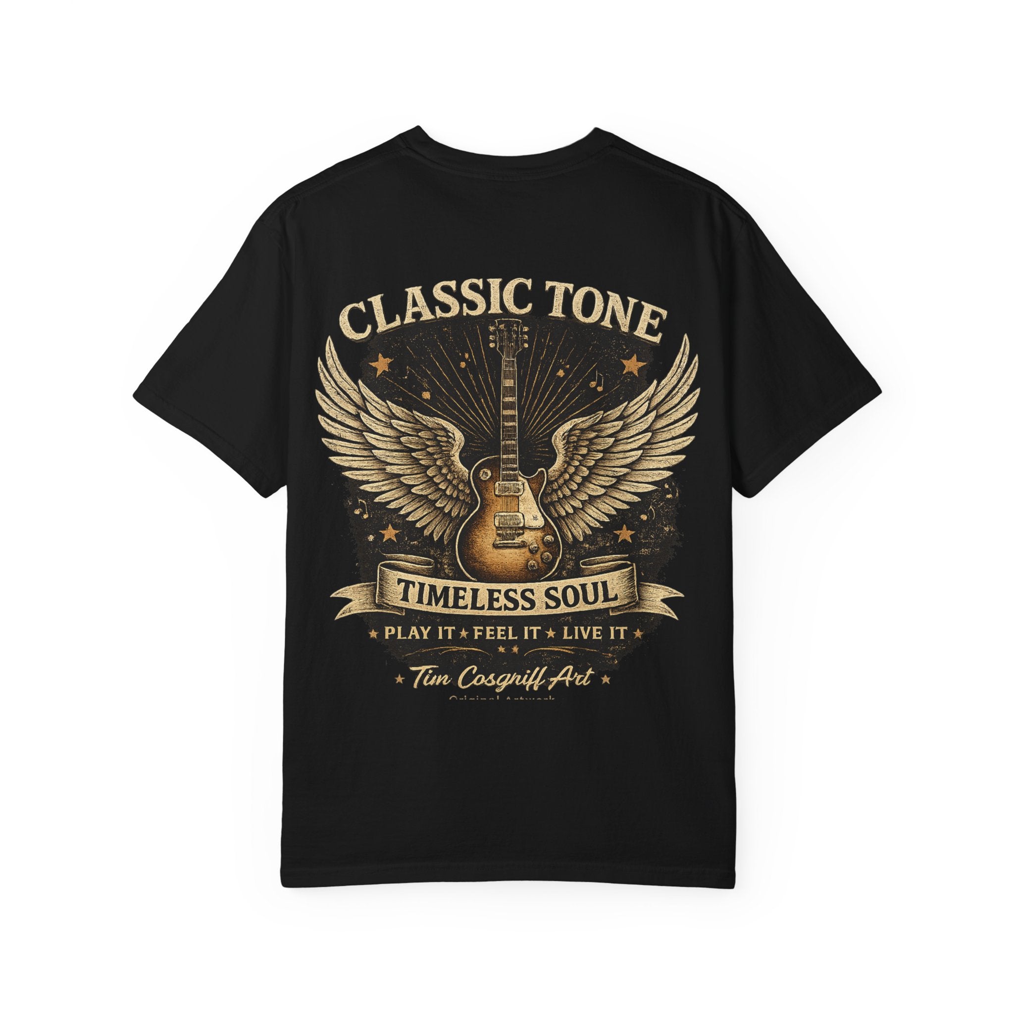 Copy of Classic Tone Timeless Soul Guitar T-Shirt — Winged Guitar Rock Tee