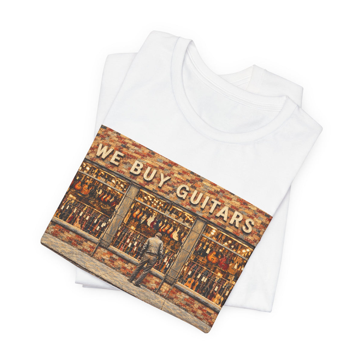 We Buy Guitars Vintage Music Store Tee