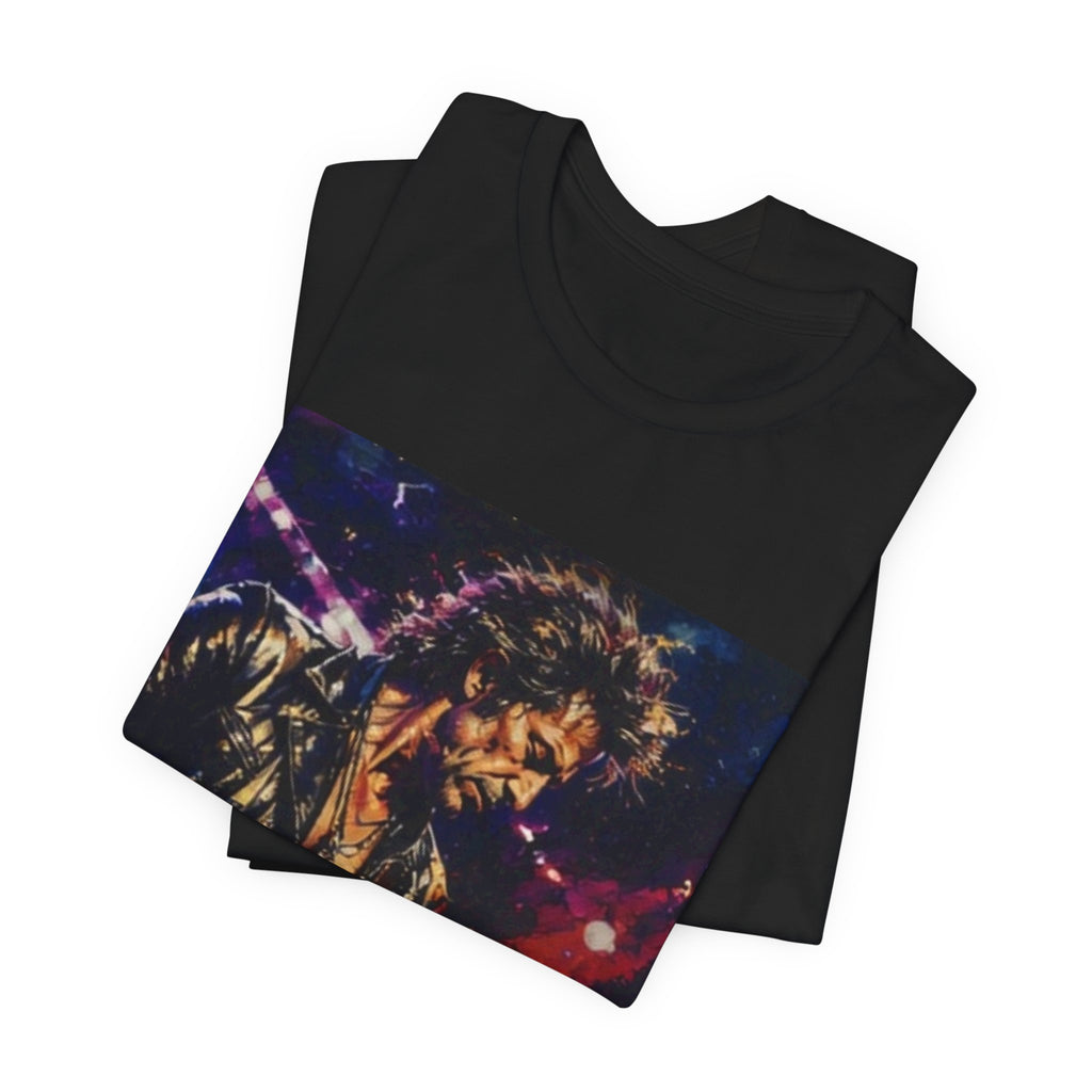 Guitarist Concert Graphic Tee — Vintage Rock Music Band Shirt