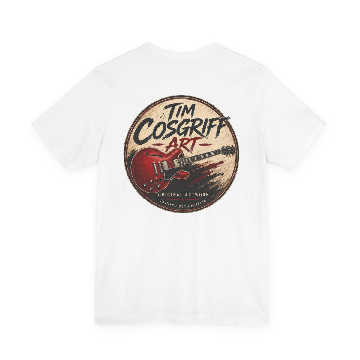 Guitar Island Sunset T Shirt