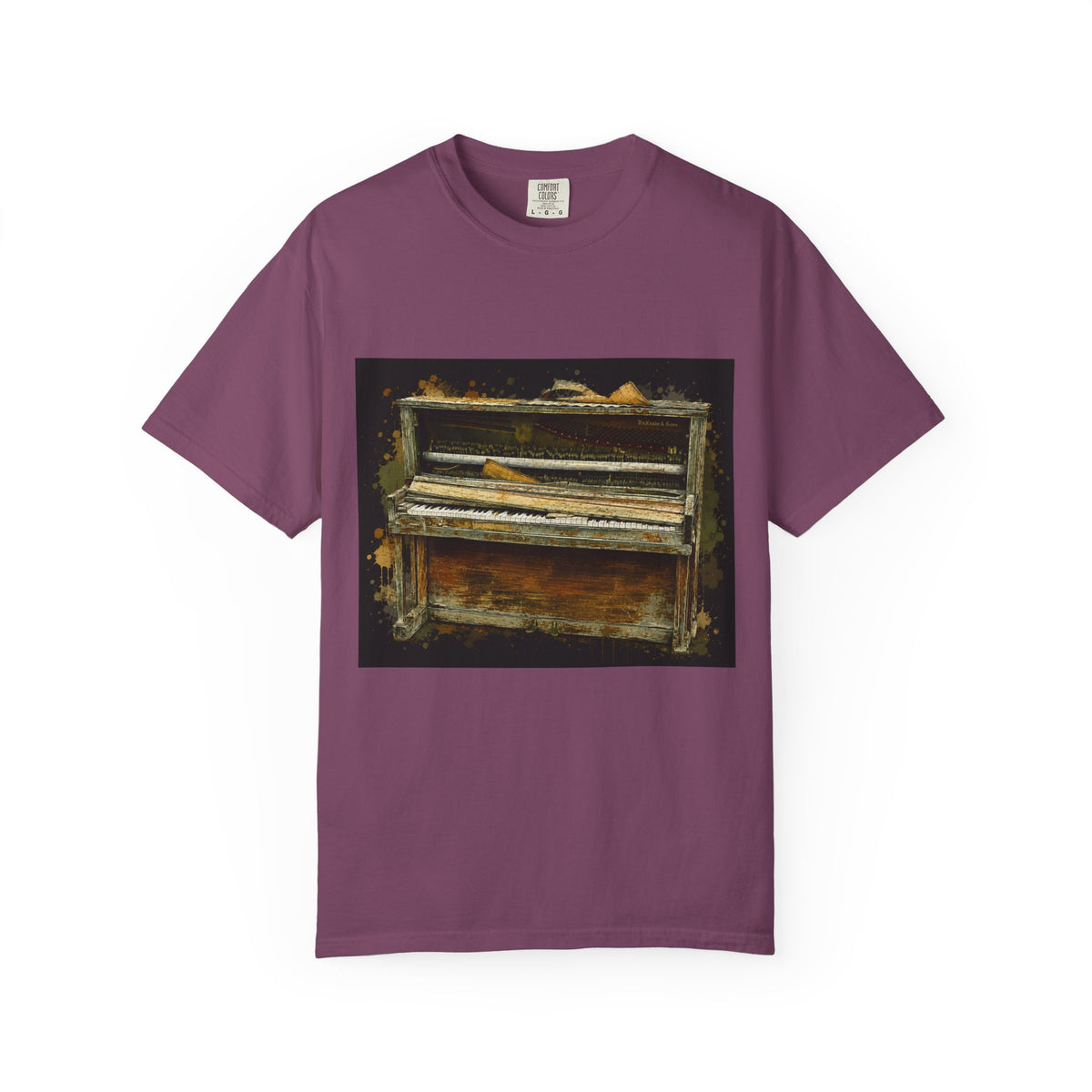 Vintage Piano Original Art T Shirt