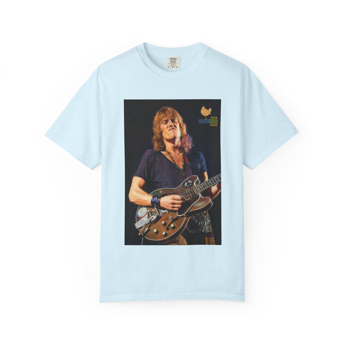 Alvin Lee performing at Woodstock T Shirt