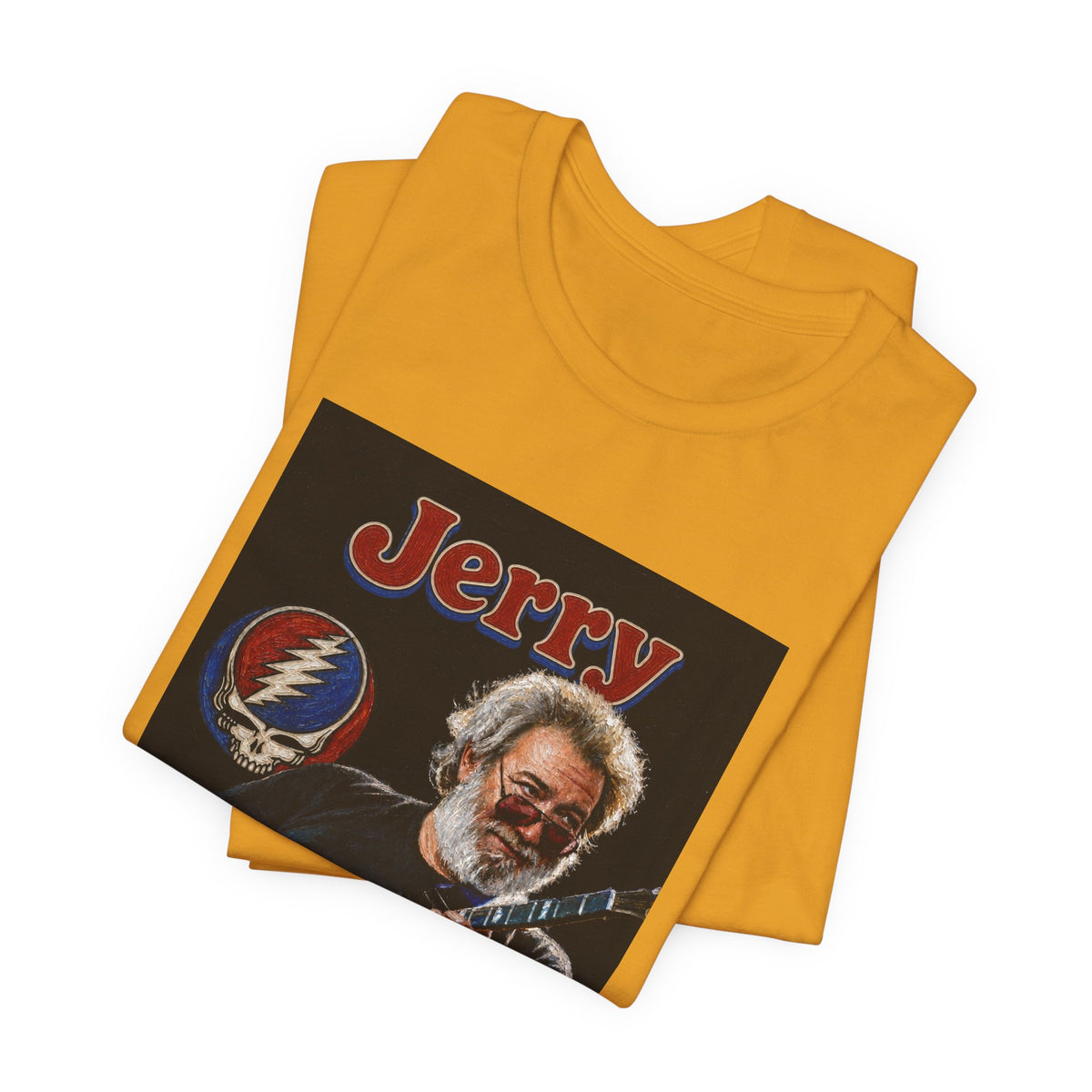 Jerry Garcia Guitar Portrait T Shirt