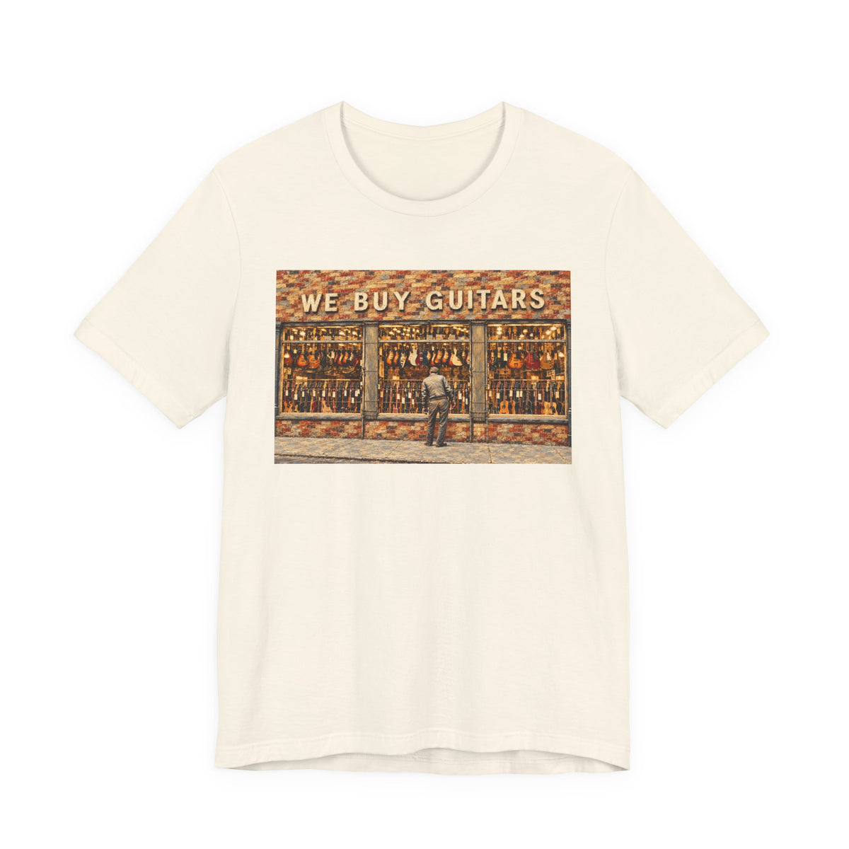We Buy Guitars Vintage Music Store Tee