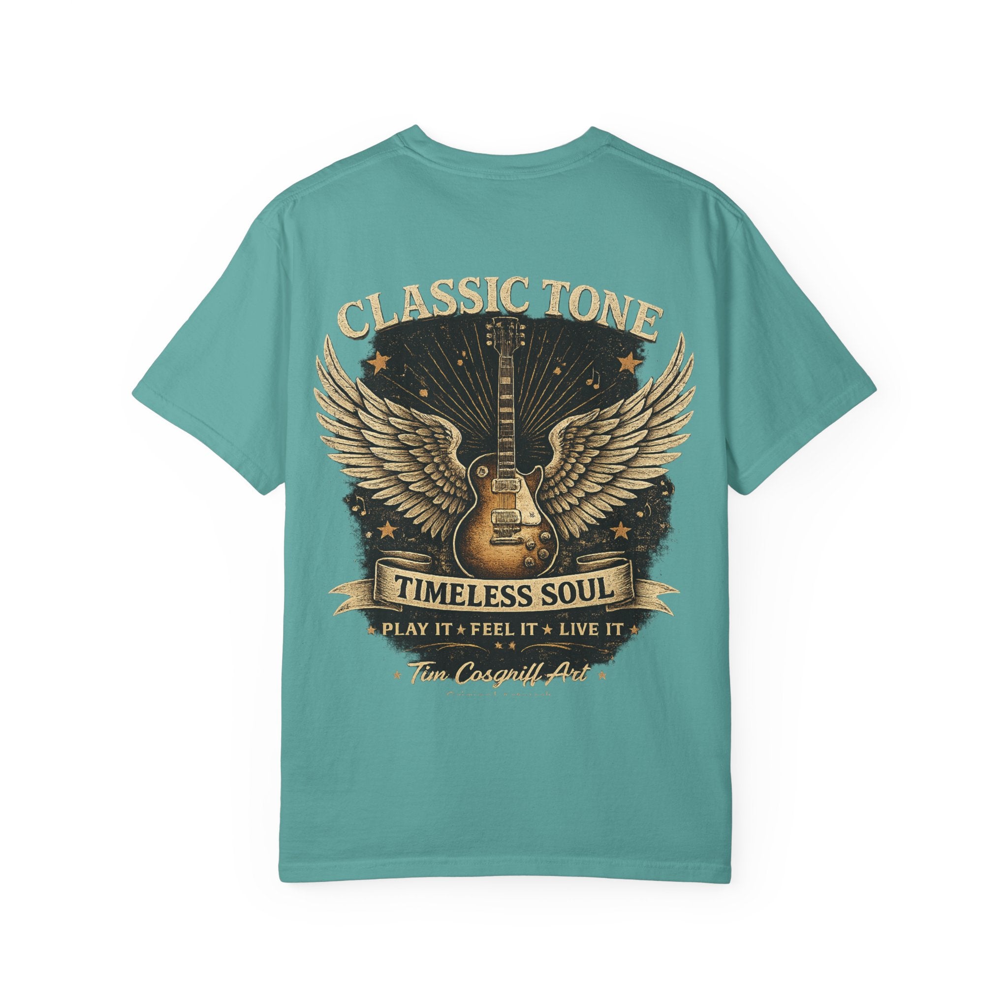 Copy of Classic Tone Timeless Soul Guitar T-Shirt — Winged Guitar Rock Tee