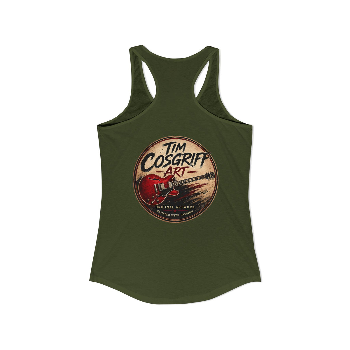Alvin Lee at Woodstock Women's Racerback Tank