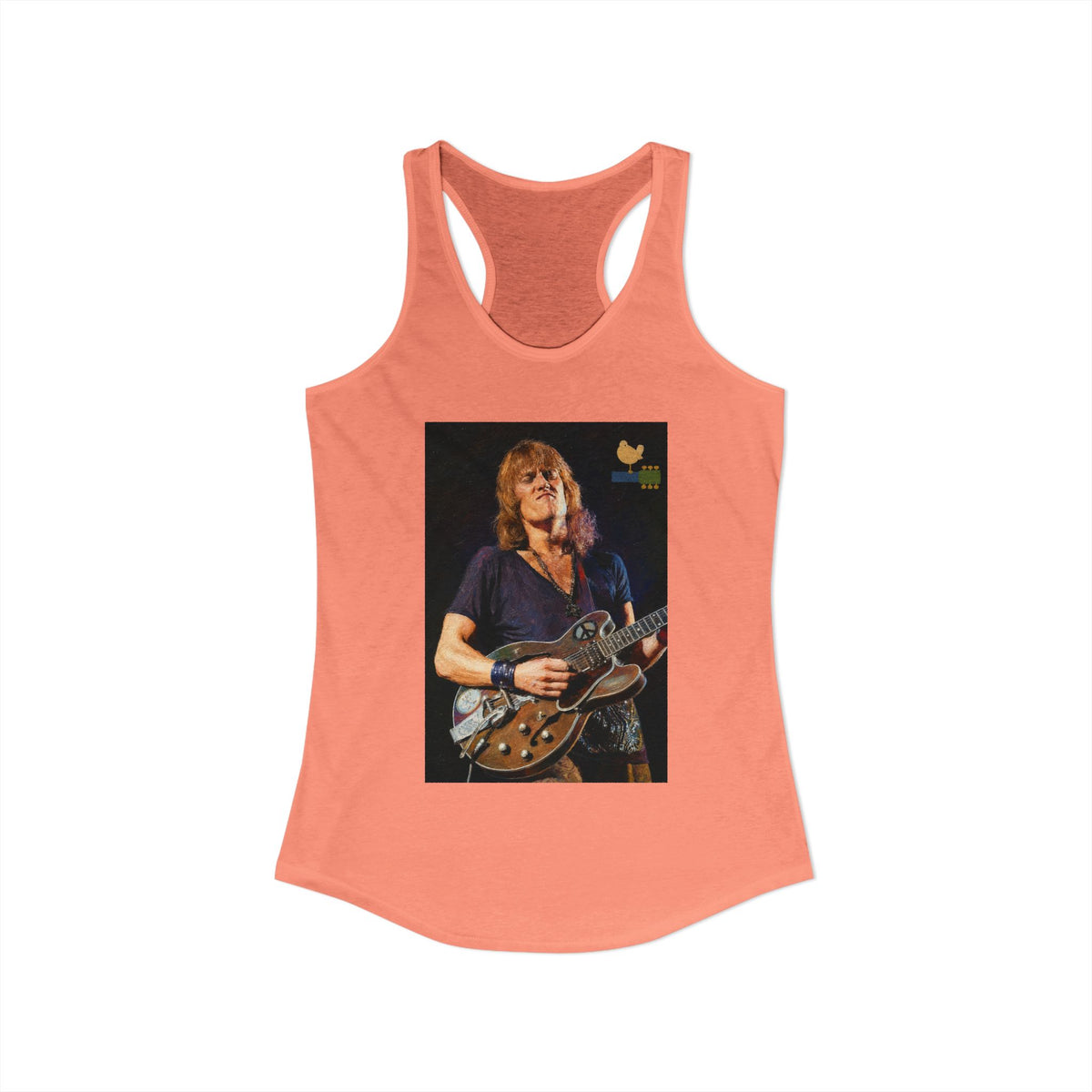 Alvin Lee at Woodstock Women's Racerback Tank