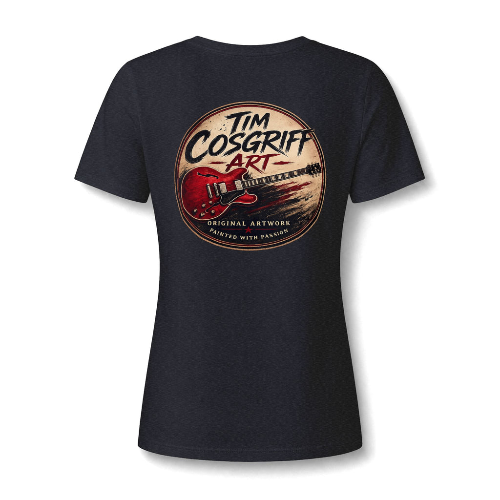 Neil Young Women's V Neck Tee