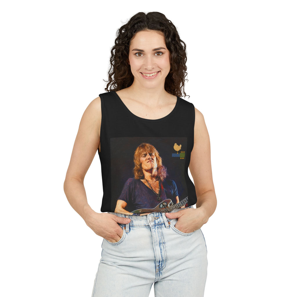 Alvin Lee at Woodstock Tank Top Unisex